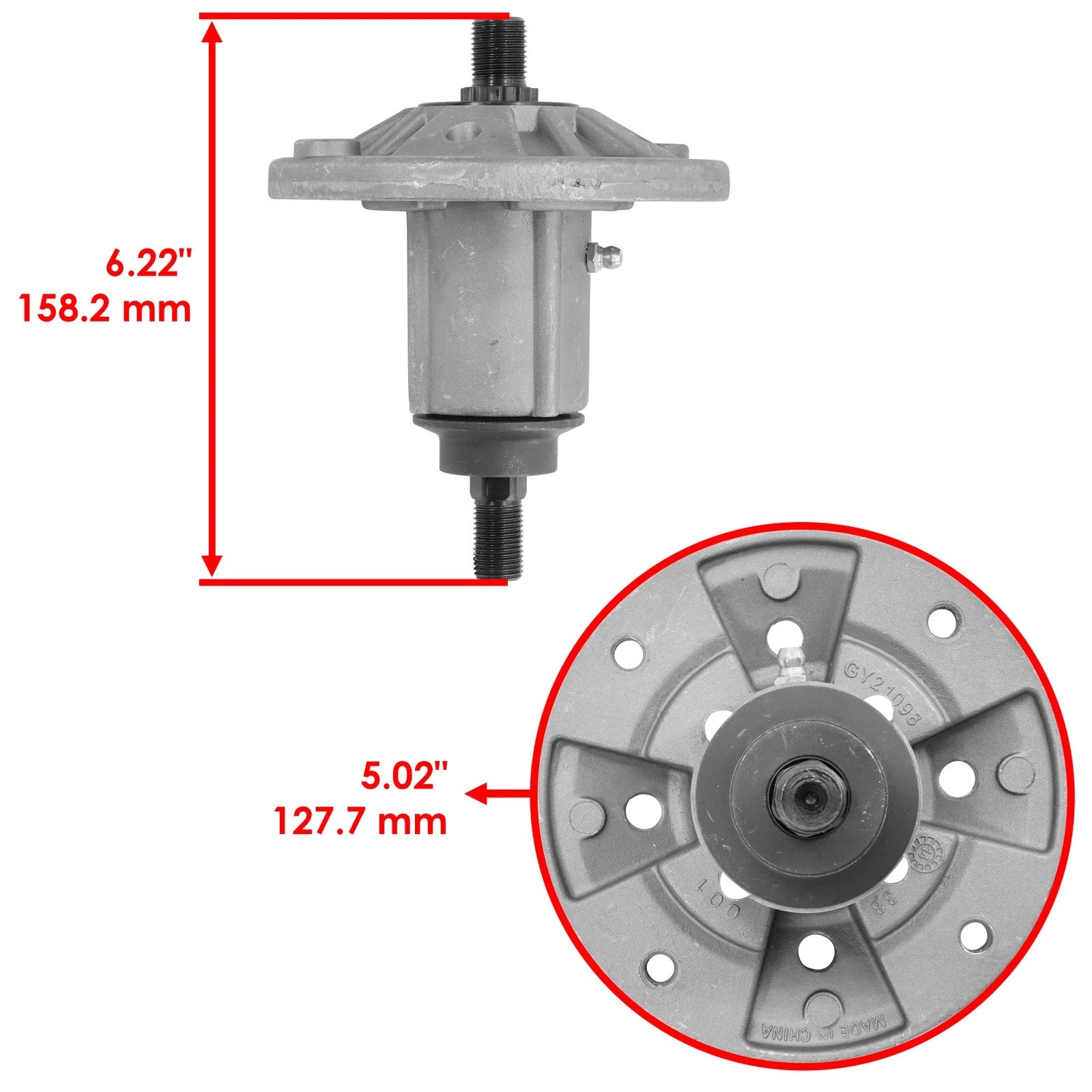 Spindle Assembly W/Bolt For John Deere D170 G110 LA175 Gy21099
