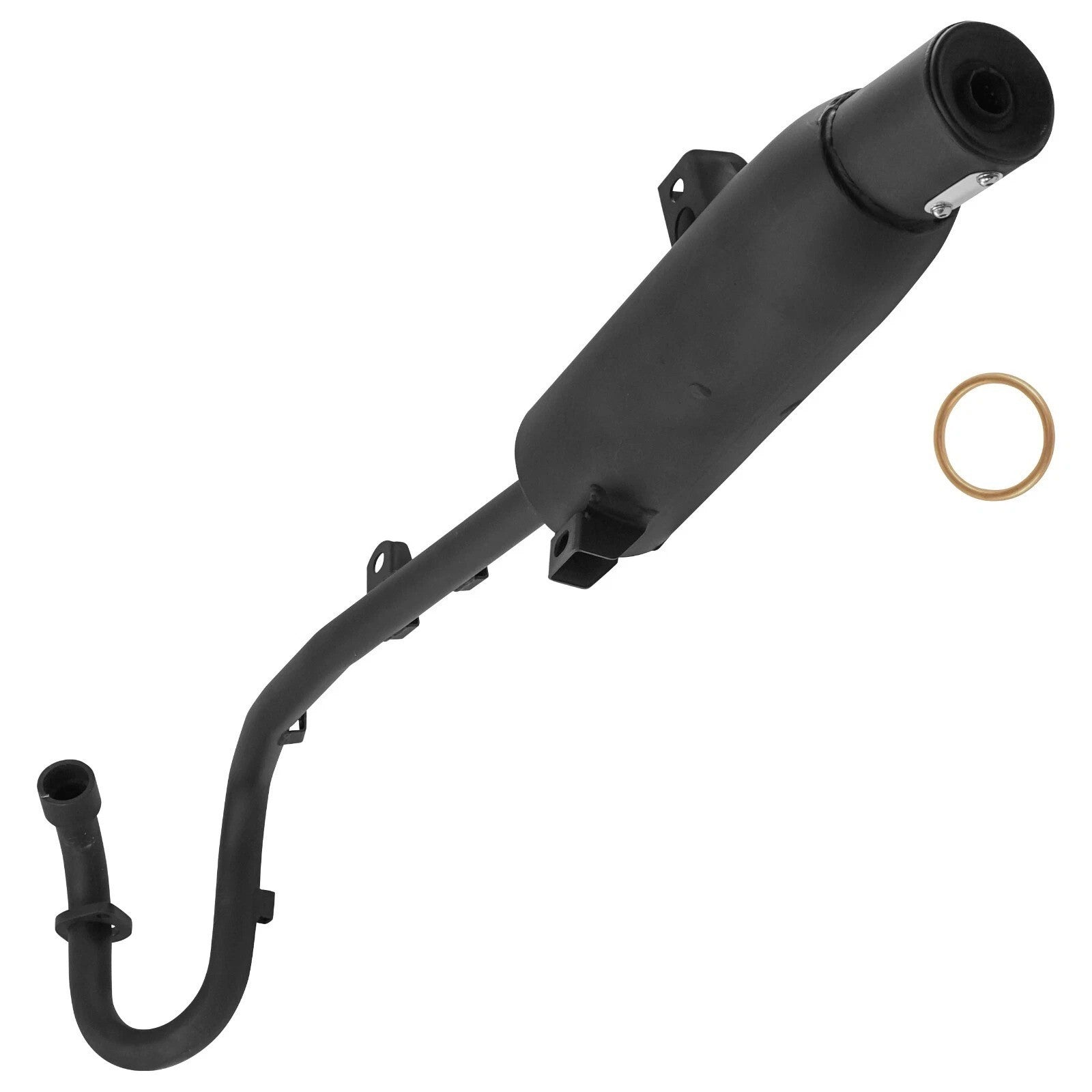 Exhaust Muffler w/ Pipe Gasket fits Honda TRX300FW FourTrax 300 4X4 1988 - 1991