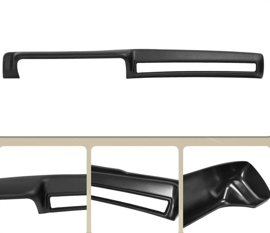 For 71-74 Dodge Charger Plymouth GTX Black Dashboard Dash Cover Cap 22-427-BLK