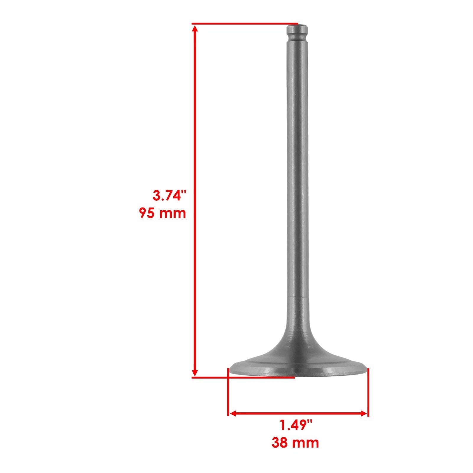 Cylinder Intake Exhaust Valve Kit for Honda TRX420FM Rancher 420 4X4 2009 - 2020