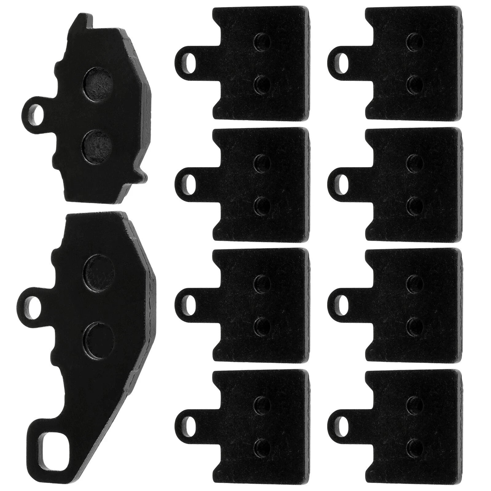 Caltric Front and Rear Brake Pads for Kawasaki ZX6R ZX-6R Ninja ZX600 2007-2012