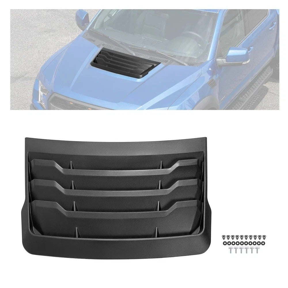 Front Hood Vent Louver Cover For 2017-2020 Ford F-150 Raptor HL3Z-16A624-AA