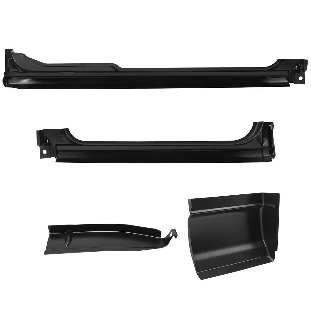 4Pcs Kit Rocker Panels & Cab Corners LH RH For S10 Sonoma Extended Cab 3Dr 94-04