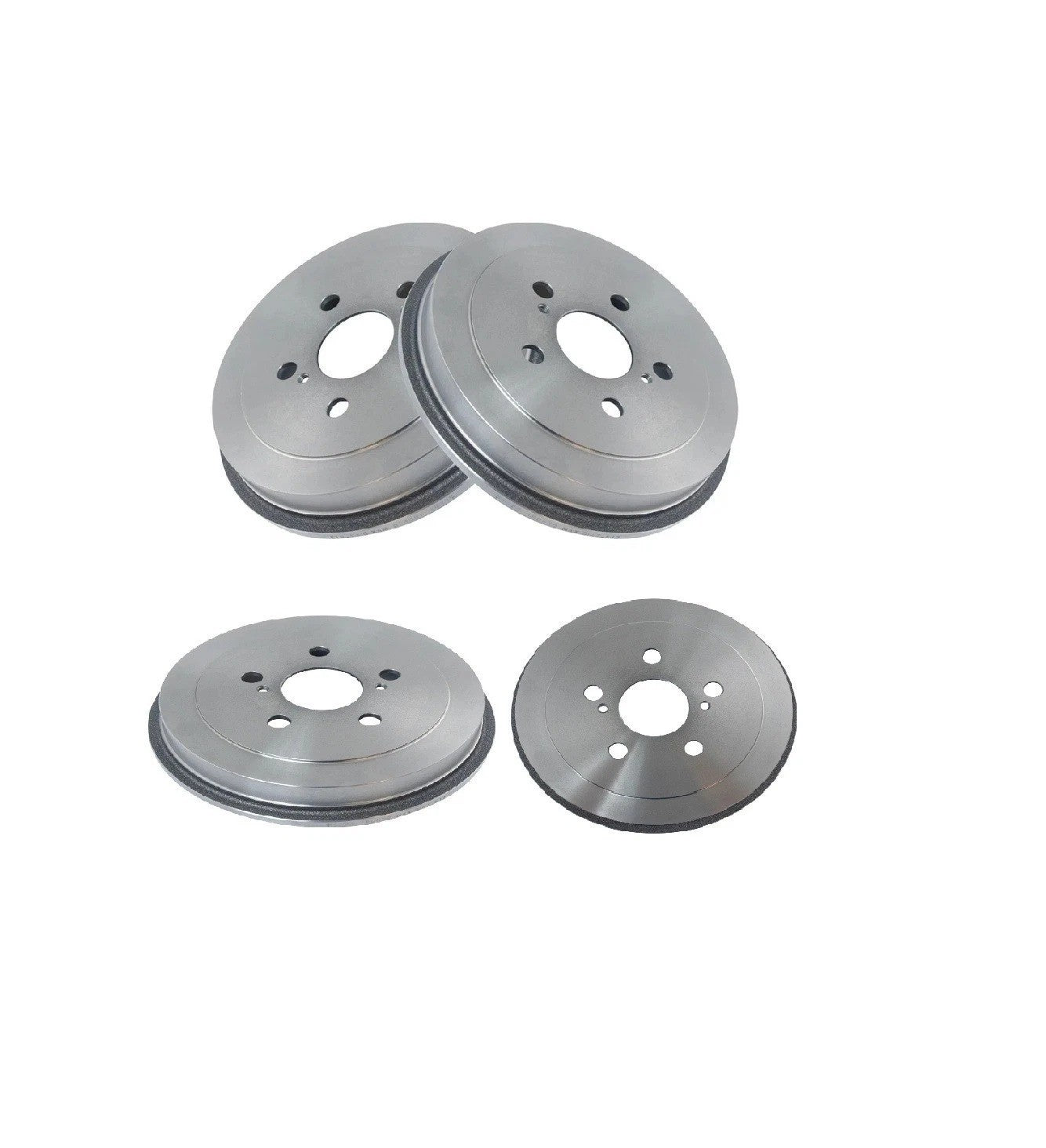 Brake Drum Rear Left LH & Right RH Pair for Toyota Celica Corolla Prius