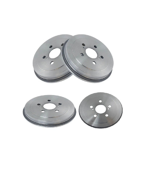 Brake Drum Rear Left LH & Right RH Pair for Toyota Celica Corolla Prius
