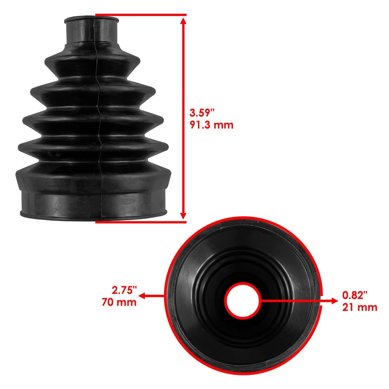 Rear Axle Outer And Inner CV Boot Kit for Polaris Sportsman 850 Eps 2010-2017