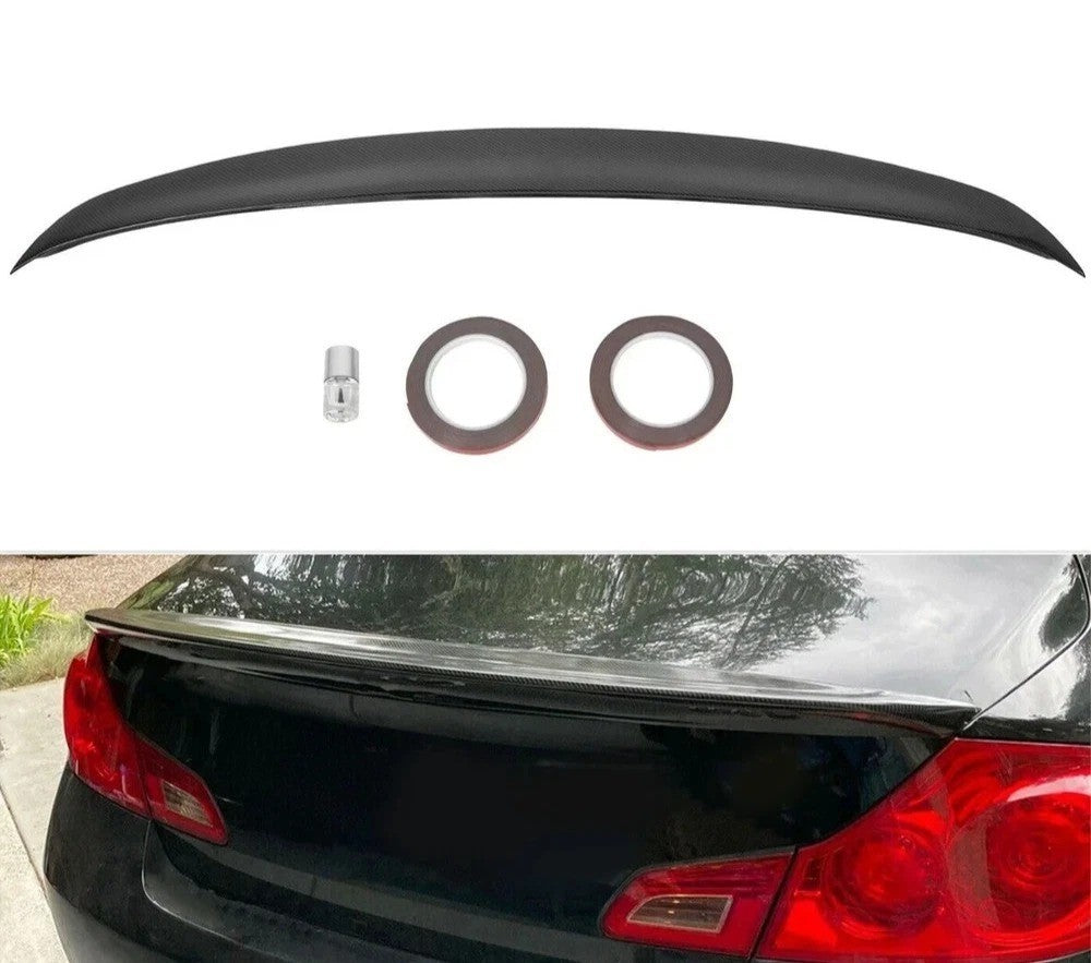 Rear Trunk Spoiler Fits Infiniti G35 G25 G37 Q40 07-15 Sedan Duckbill JDM Style