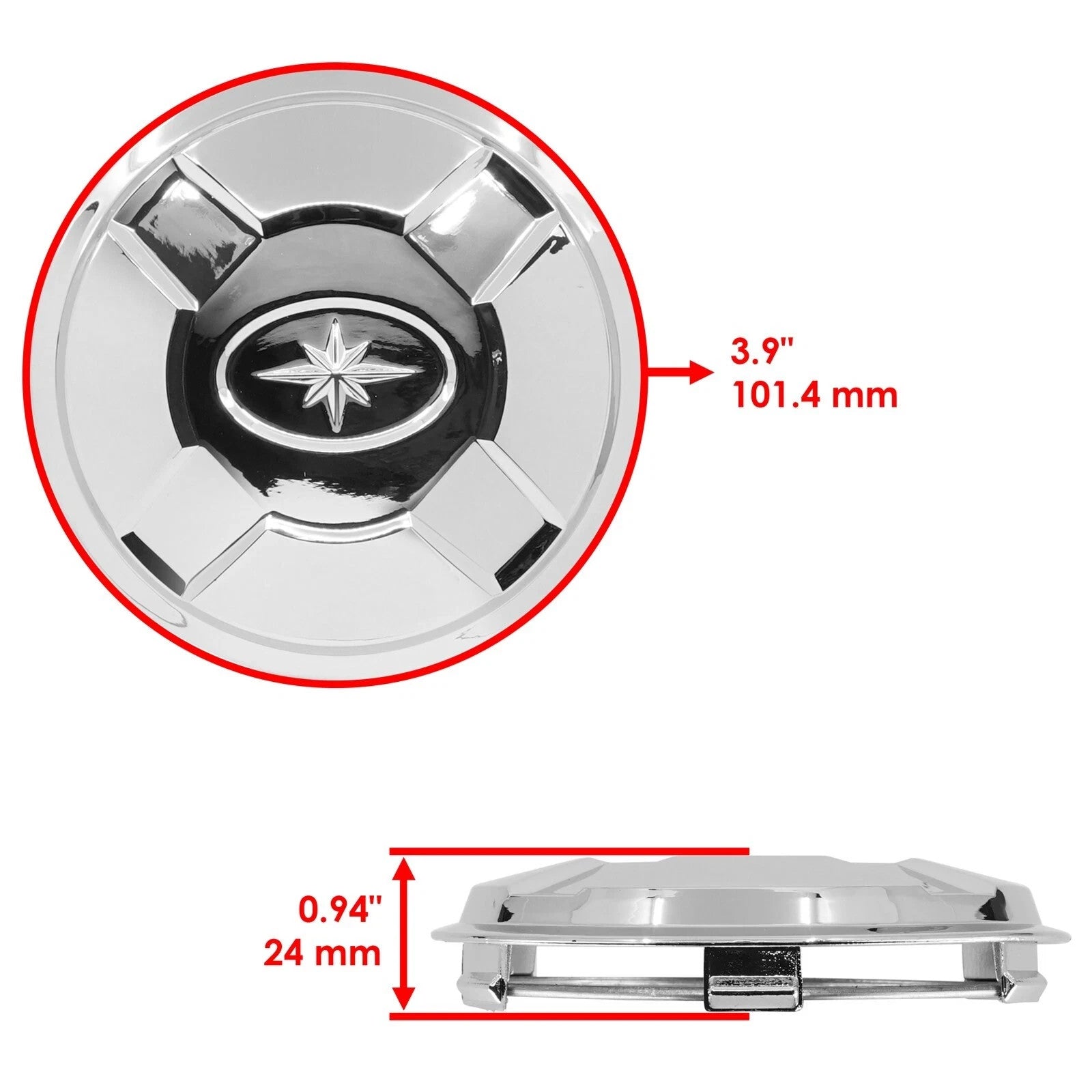 Front or Rear Wheel Hub Cover for Polaris Sportsman 850 Touring EPS 2010-14 /2x