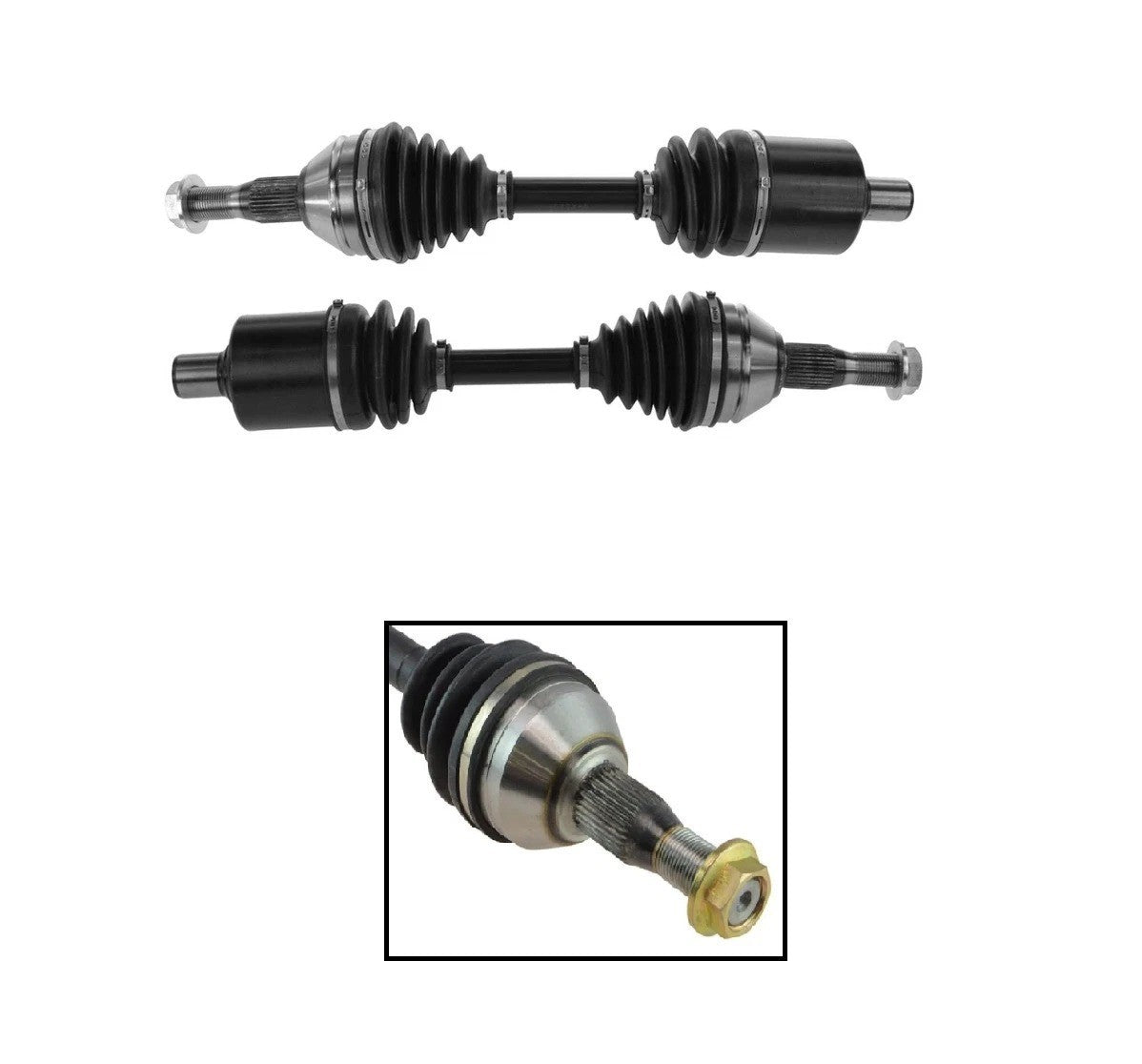 CV Axle Shaft Assembly Pair LH & RH Front for Chevy Buick Pontiac Supercharged
