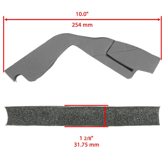 Hood Foam Seal Pad Kit for John Deere LVU10461 LVU13713