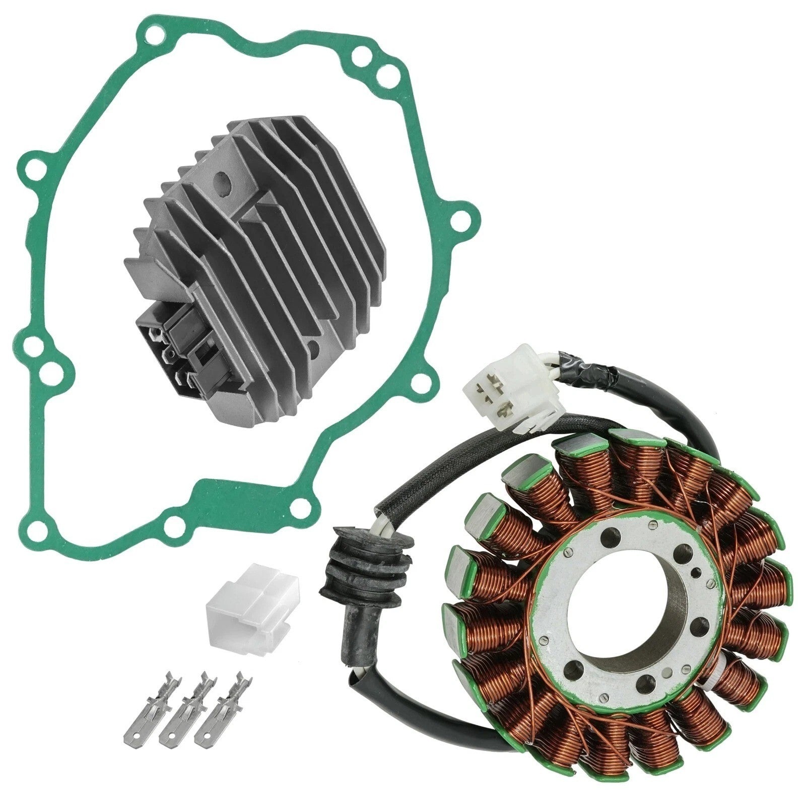 Stator And Regulator Rectifier With Gasket For Yamaha YZF-R6S YZF R6S 2006-2009