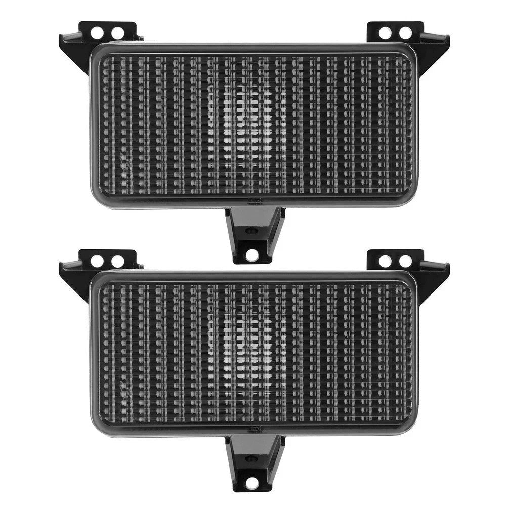 HECASA For Chevrolet GMC Pickup Truck 83-88 Smoked Turn Signal Lights Park Lamps