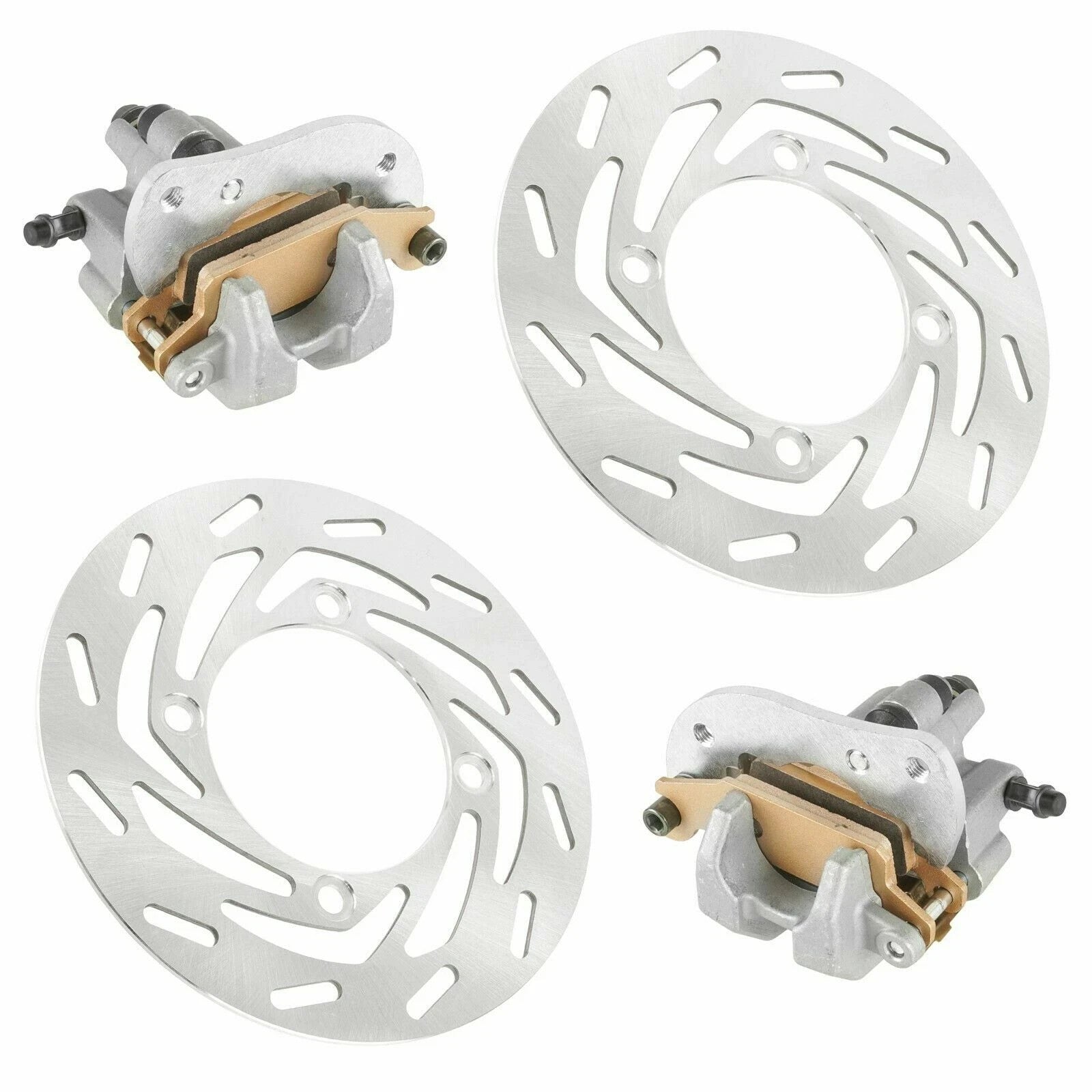 for Yamaha Kodiak 700 YFM700K 2016-2026 Front Left Right Brake Caliper and Disc
