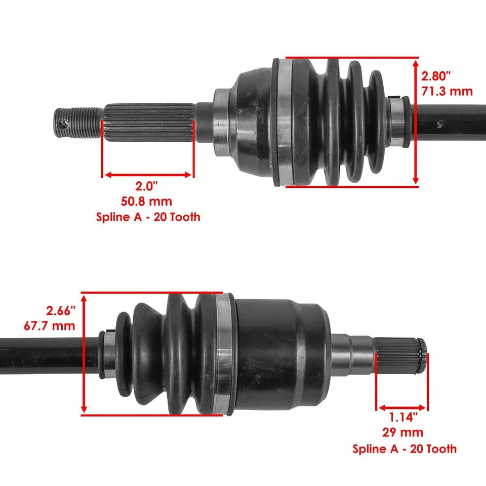 54901-03G23 54901-03G20 54901-03G22 Front Right CV Joint Axle For Suzuki Vinson