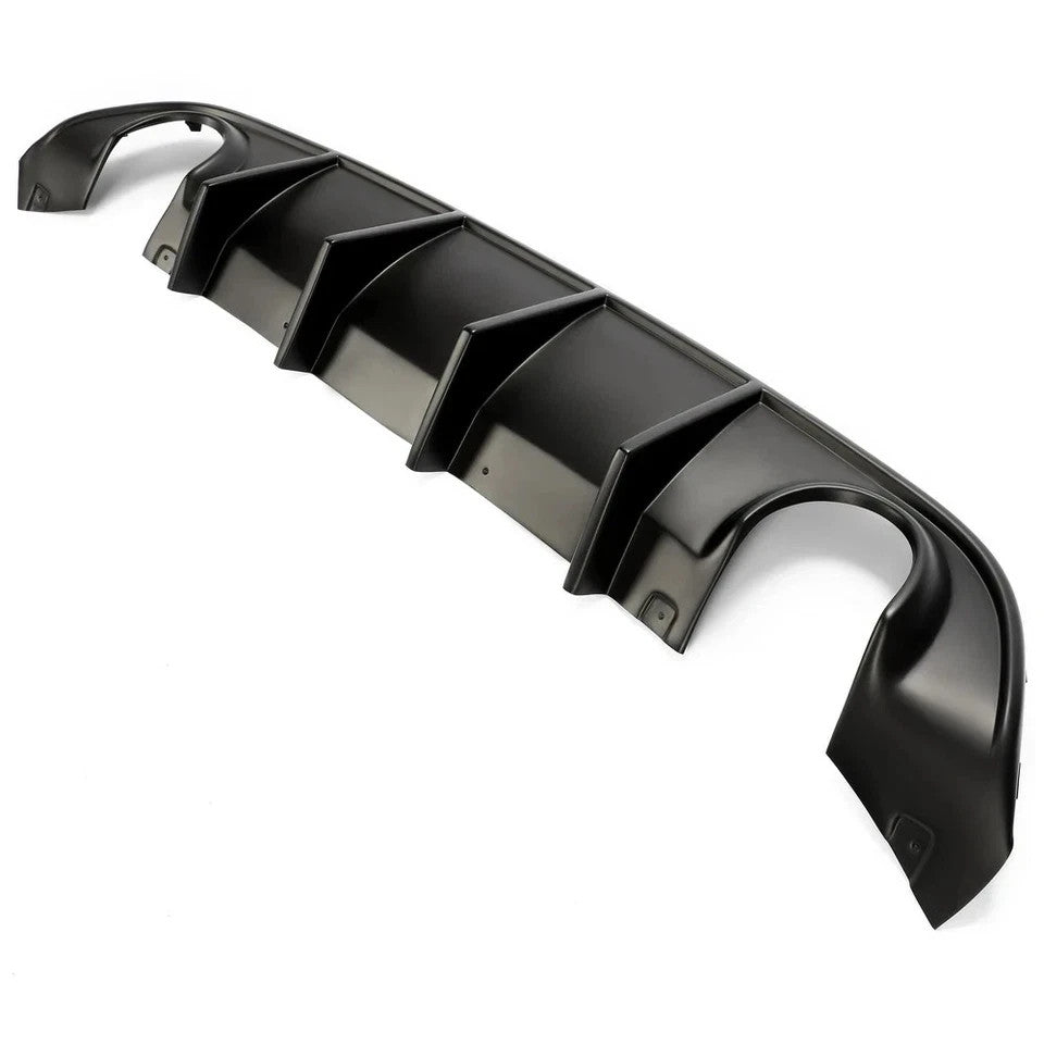Fit 15-23 Dodge Charger SRT Rear Bumper Valance Diffuser Matte Black PP