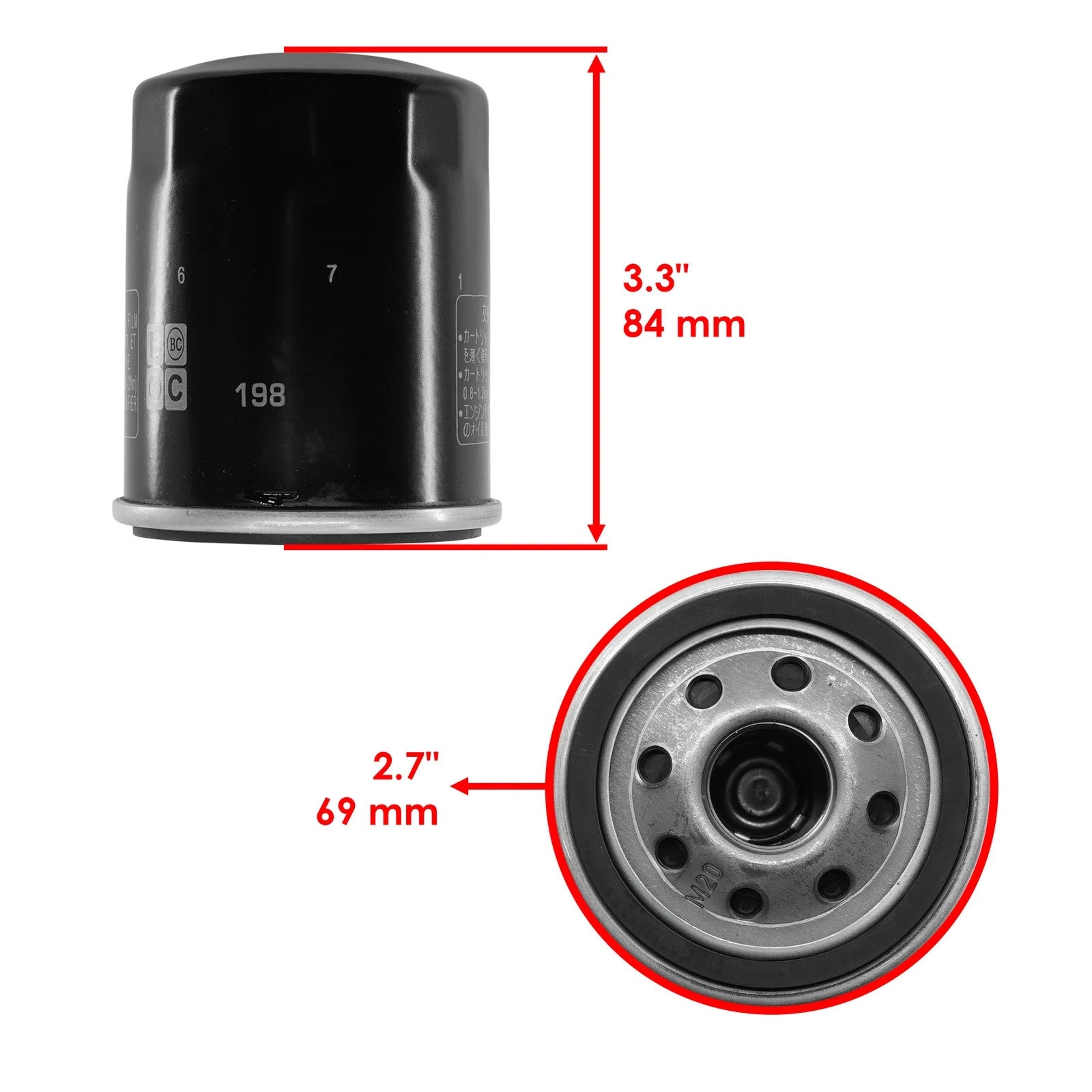 Caltric 1240434 1240482 Air & Oil Filters For Polaris RZR 800 2008-2014