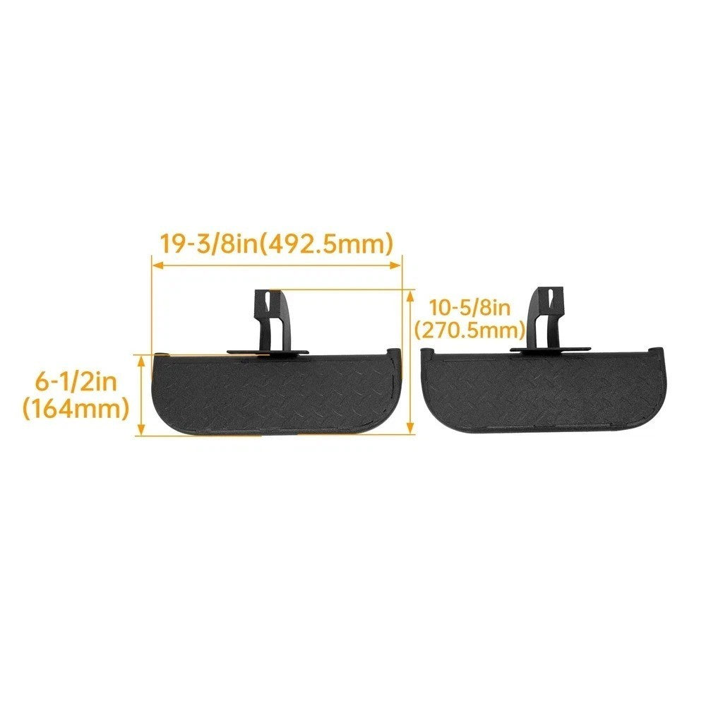 4Pc For 18-25 JEEP WRANGLER JL Unlimited 4D Side Steps Nerf Bar Running Boards
