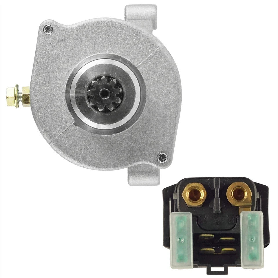 Starter & Relay Solenoid for Yamaha Grizzly 660 YFM660 2002-2008 Atv New