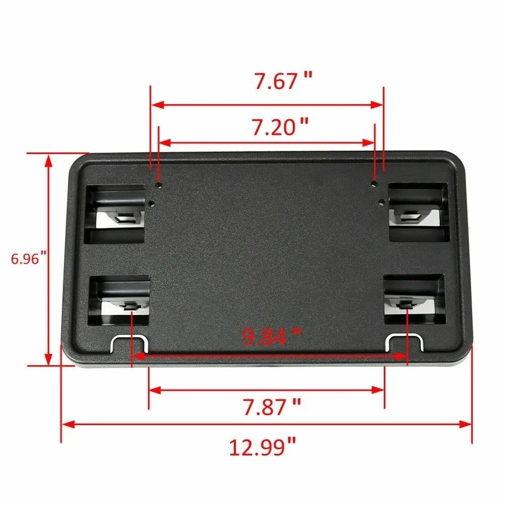 HECASA Front Bumper License Plate Frame Bracket For 15-17 Ford F150 Pick-up