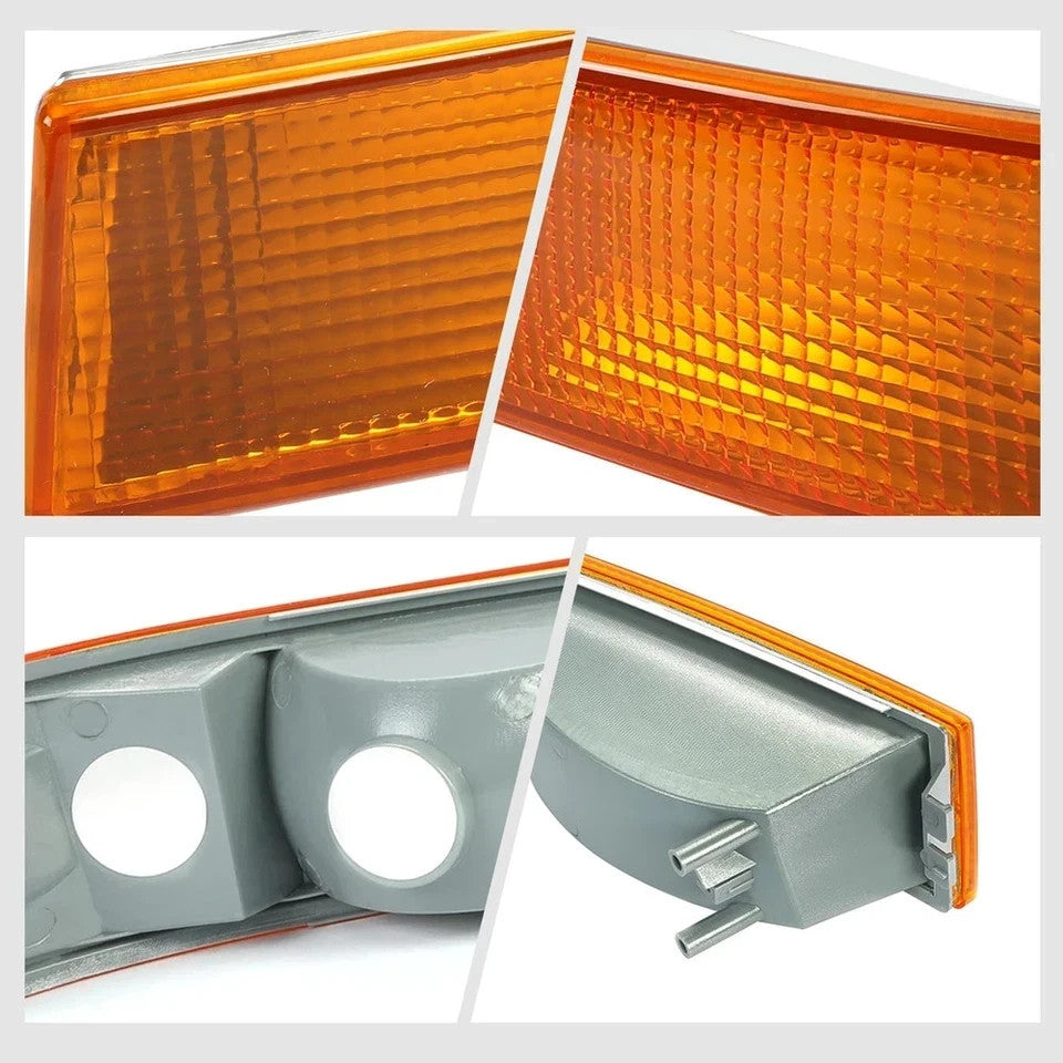 Pair Corner Light Parking Turn Signal Lamp For 03-23 24 25 Chevy Express/GMC