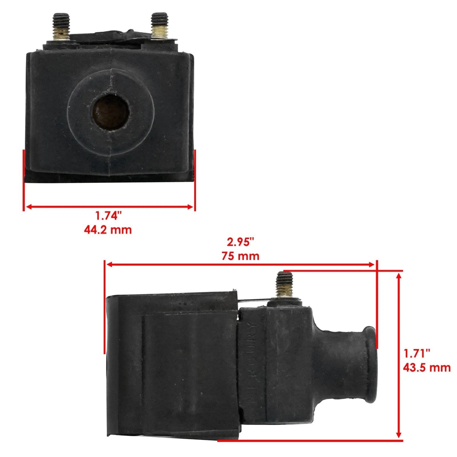 Ignition Coils for Mercury Outboard 25Hp 25 Hp Engine 1980 1982-2006 *2-Pack*