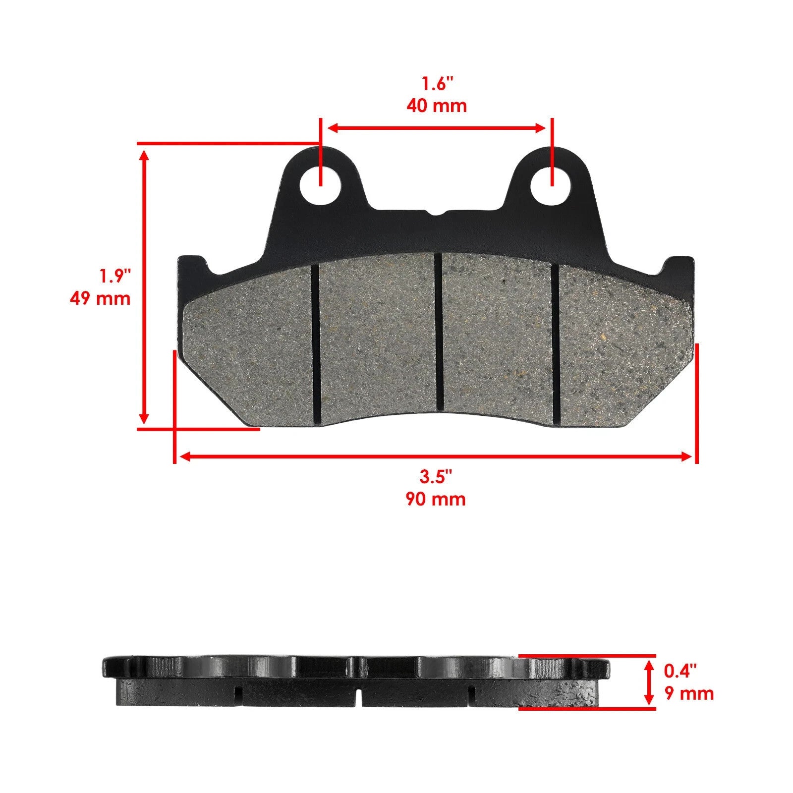 Brake Pads for Honda 45105-Mb1-701 45105-Mb1-702 45105-Mj1-672 45105-Mj1-673