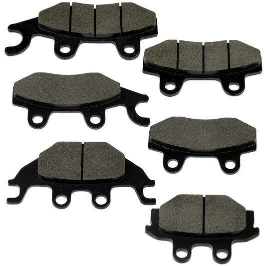 Front Rear Brake Pads for Kawasaki Teryx 800 Teryx4 800 Krf800 Krt800 2014-2016