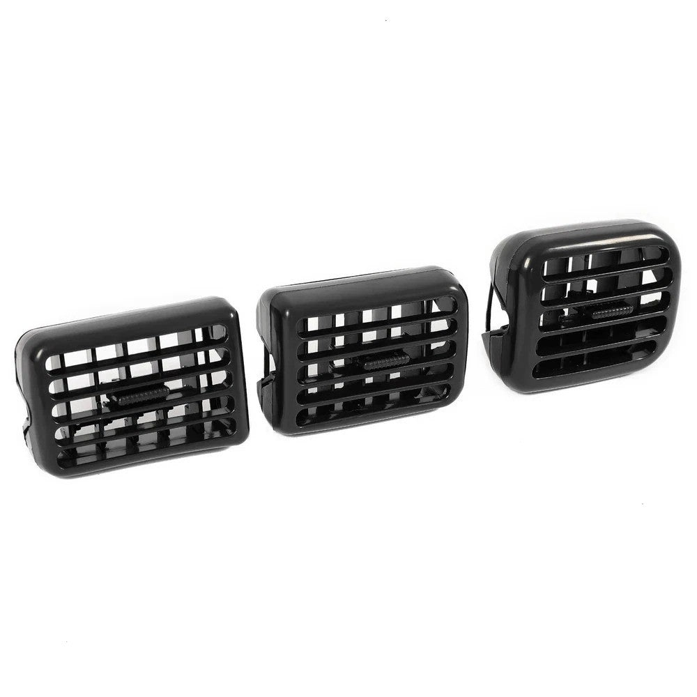 Fit For 98-02 Dodge Ram 1500 2500 3500 3Pcs A/C Air Heater Dash Bezel Vents