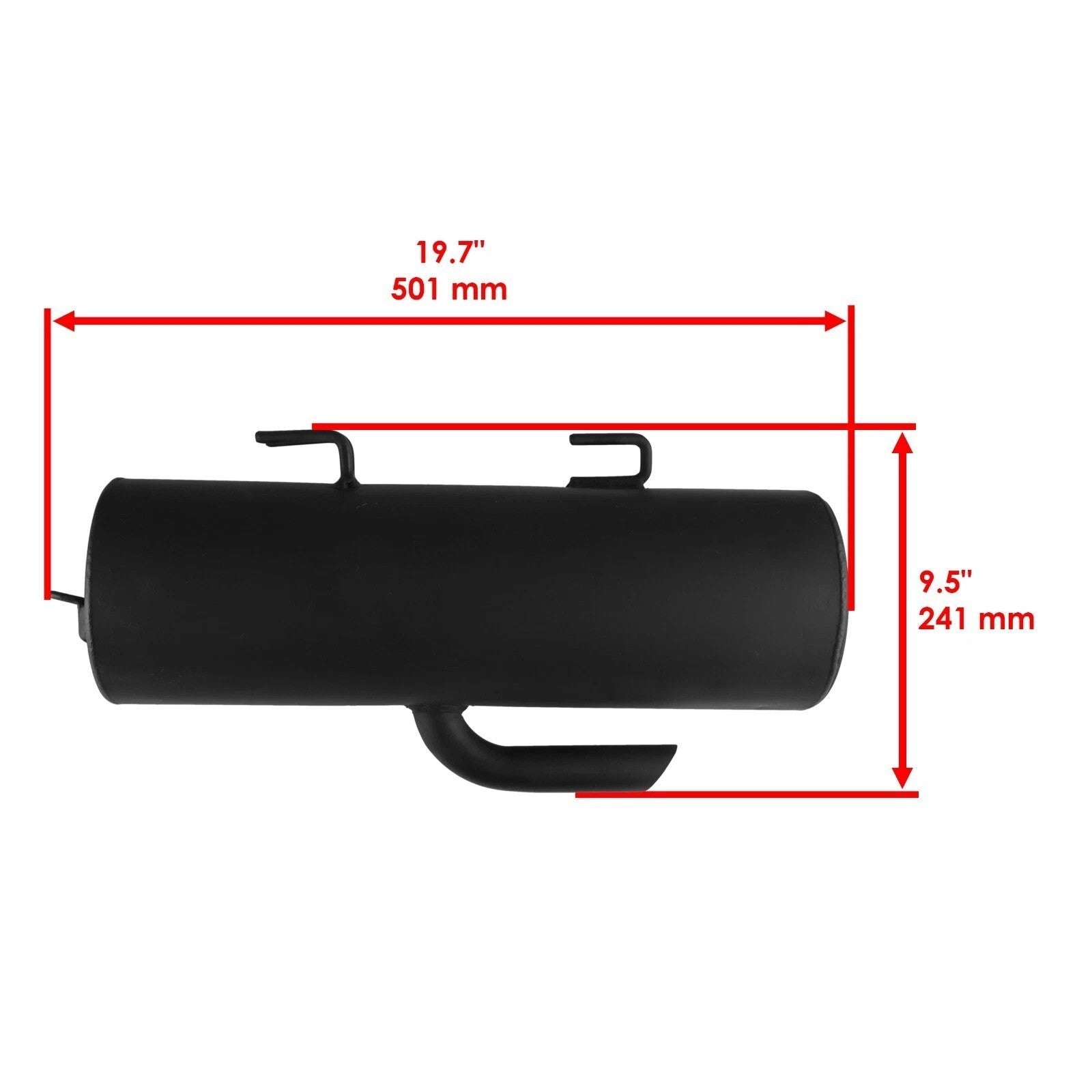 Exhaust Muffler Silencer W/ Gasket For Polaris Ranger XP 800 2012