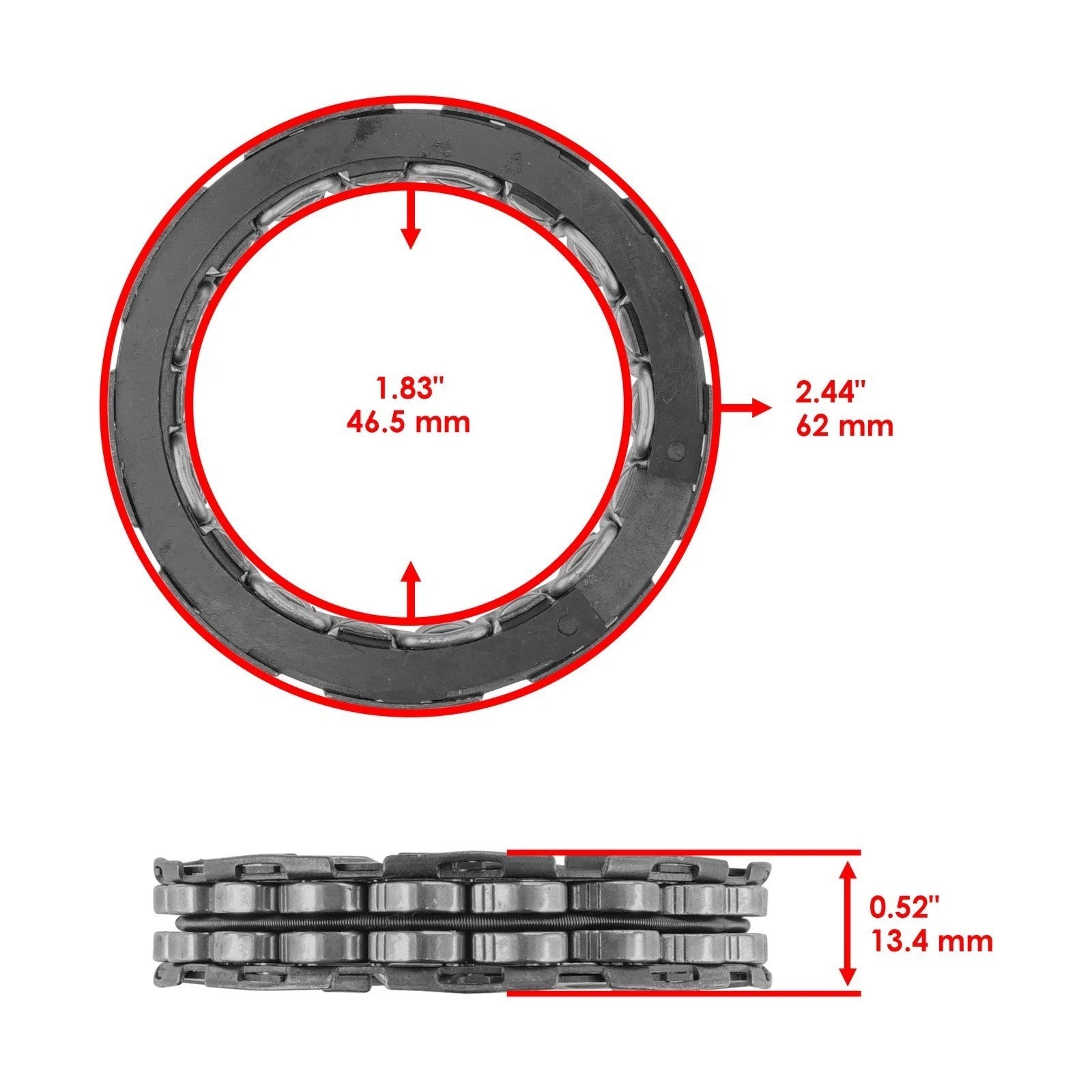 Starter Clutch One Way Bearing Sprag for Honda CRF450R CRF450Rx 2017-2026