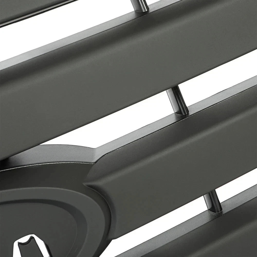 HECASA Paint Black Front Grille For 09-14 Ford F-150 F150 XLT Replace FO1200510