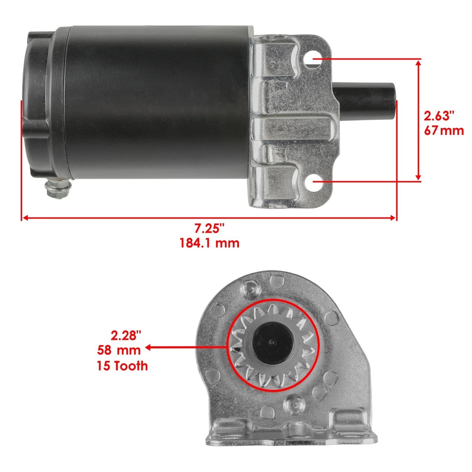 Starter for Briggs & Stratton / for John Deere 691564 693469 808106 M143512