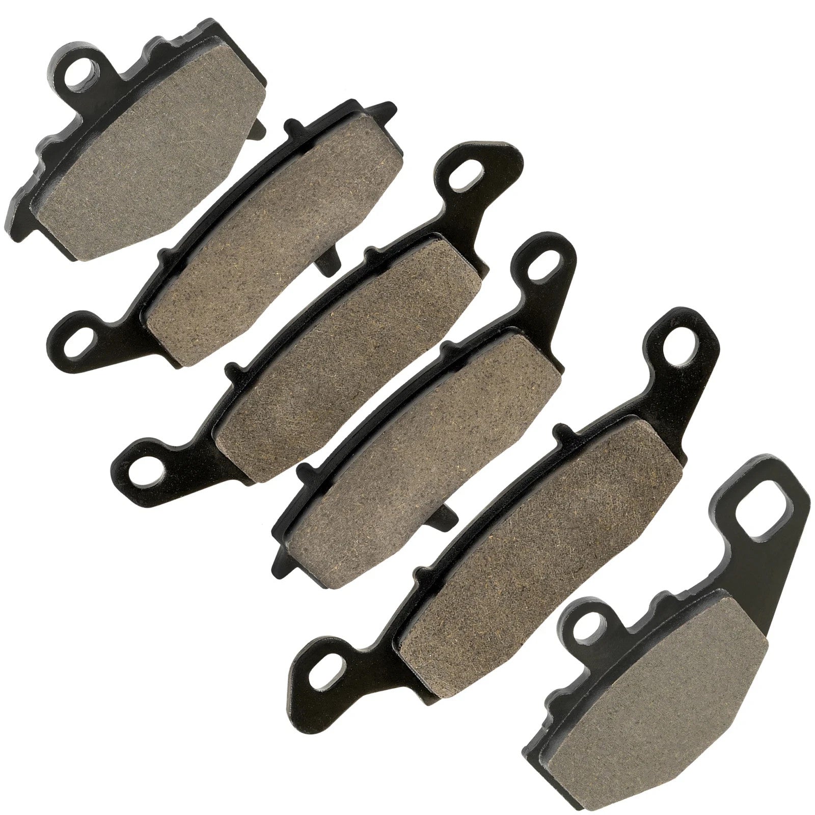 Caltric Front and Rear Brake Pads for Kawasaki EX650 Ninja 650R 2006-2011