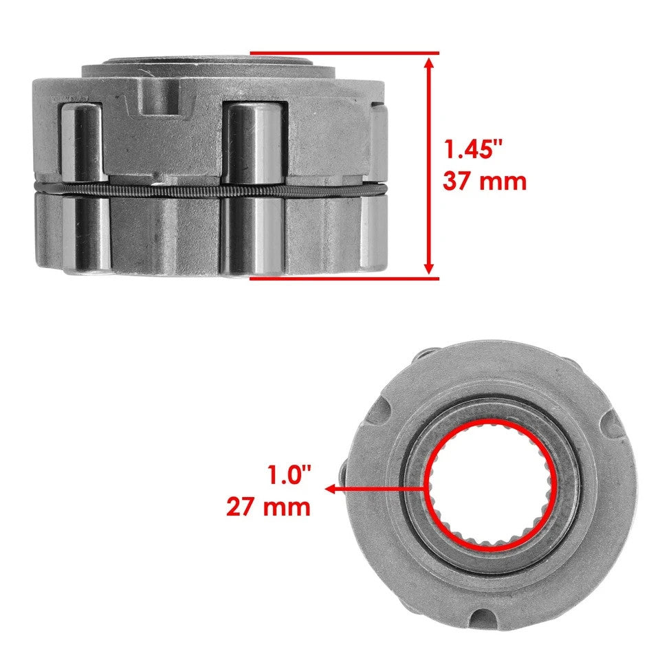 Caltric Front Right and Left Wheel Hub Clutch Kit for Polaris 1520214 1520281