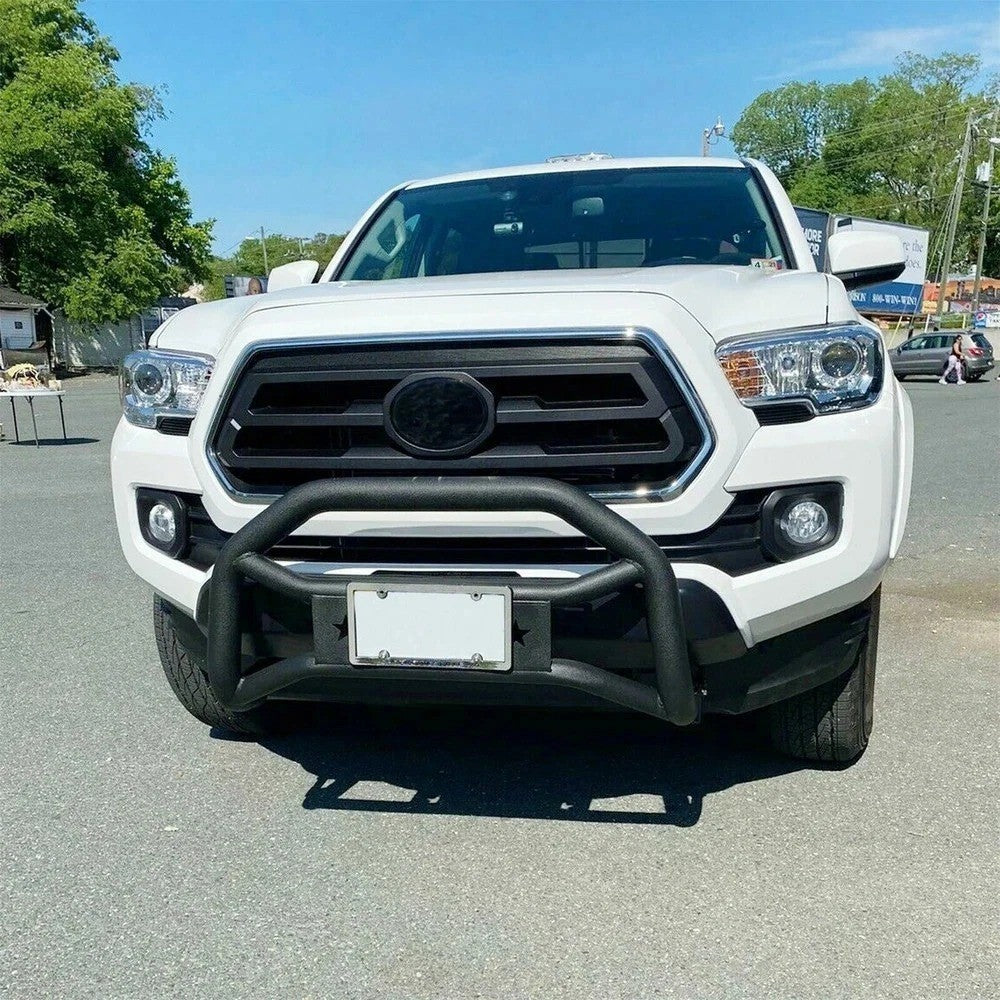 For Toyota Tacoma 2005-2023 Push Front Bumper Grille Guard Textured Bull Bar