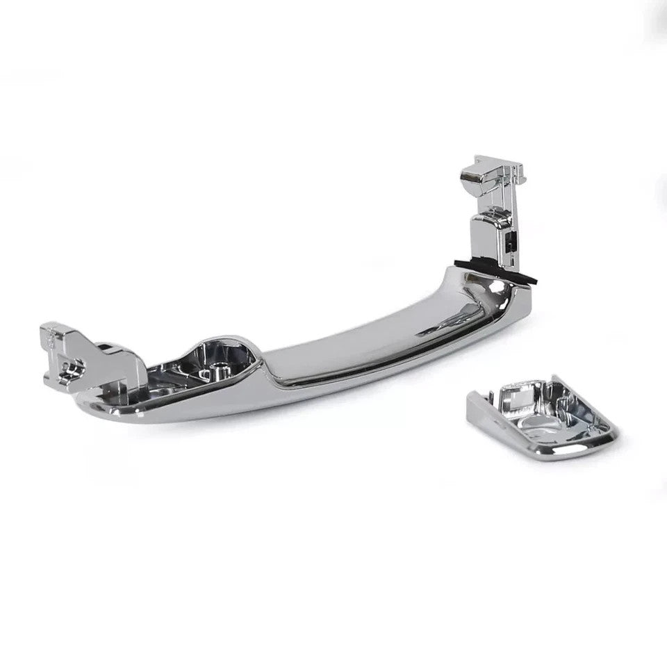 HECASA Front Driver Side Chrome Door Handle w/Key Hole For 09-2015 Nissan Rogue
