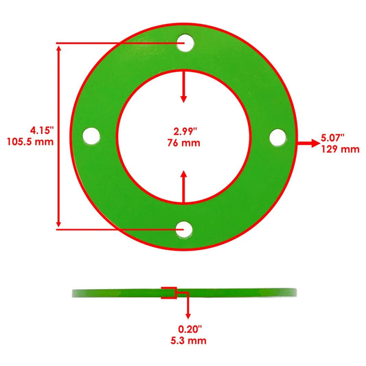 Deck Spindle Reinforcement Ring fits John Deere D100 D110 D130 D140 D150 D160