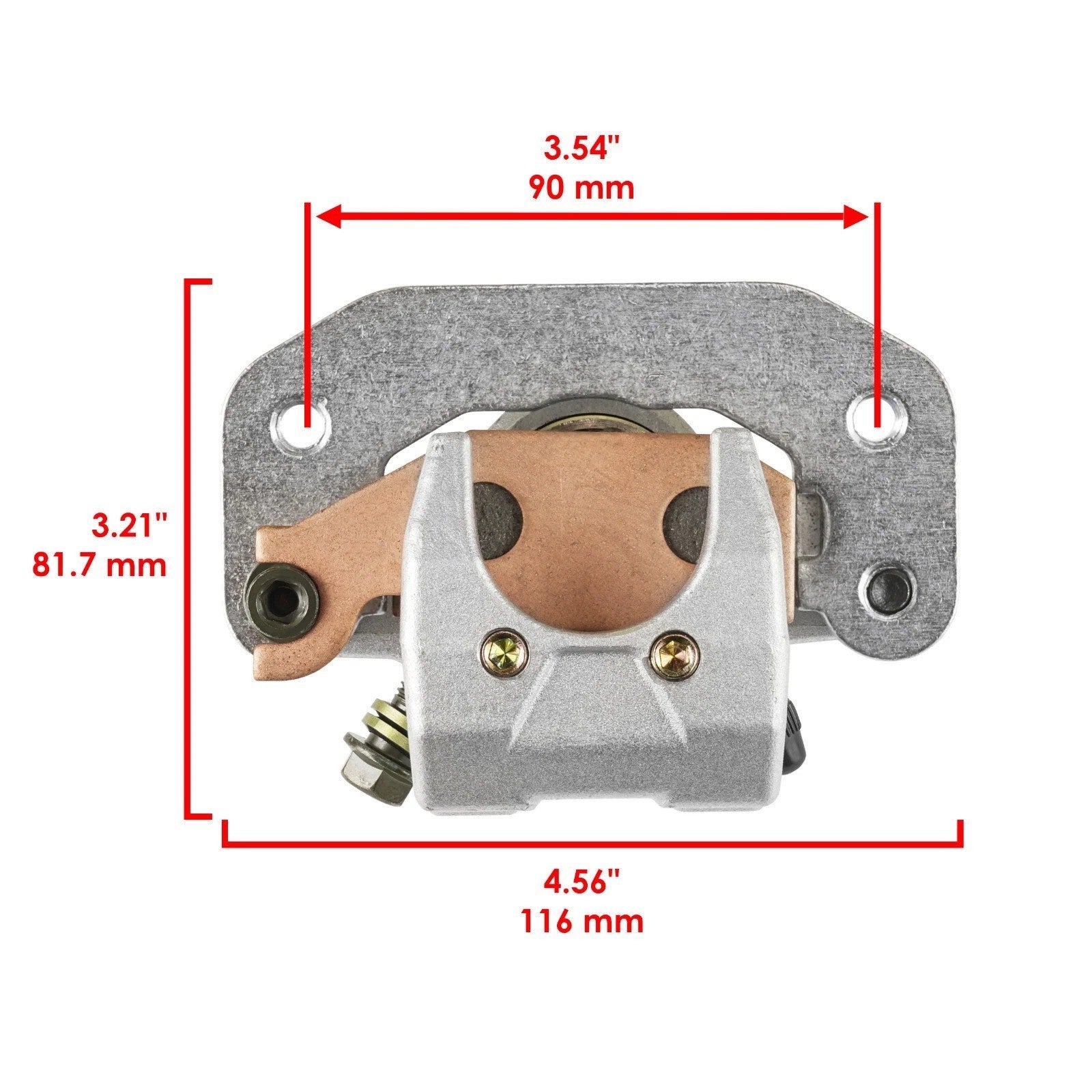 Rear Brake Caliper W/ Pads For Yamaha Raptor 700 700R YFM700R 2006 2007 - 2012