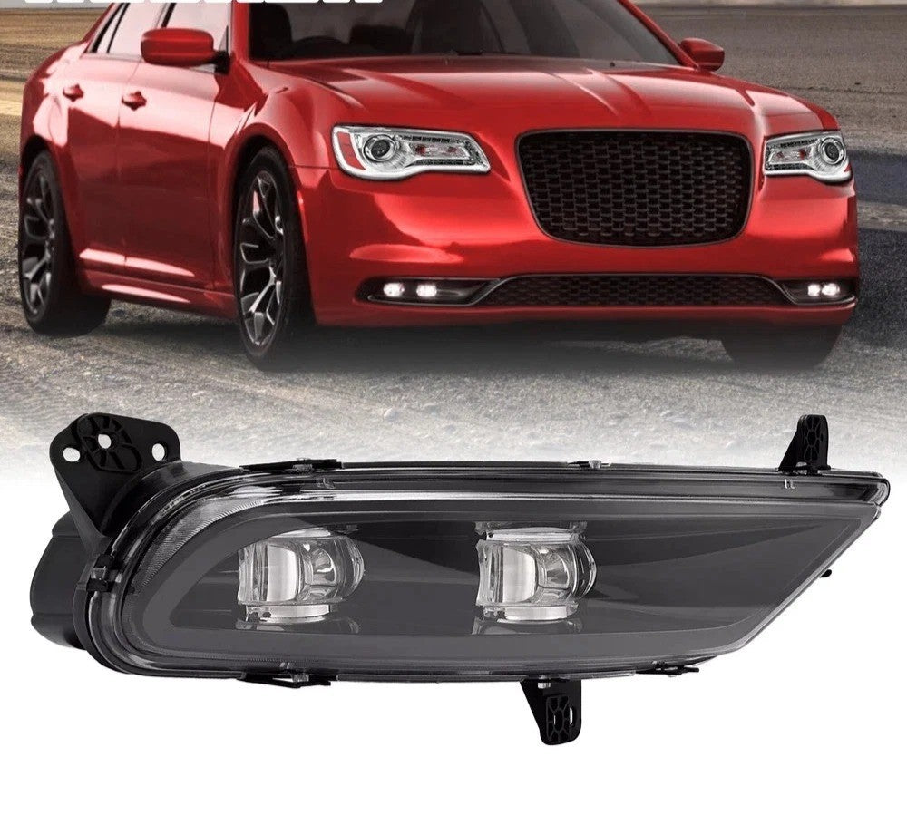 LED Fog Light Lamp Clear Lens Passenger Side For Chrysler 300 15-24#CH1039172