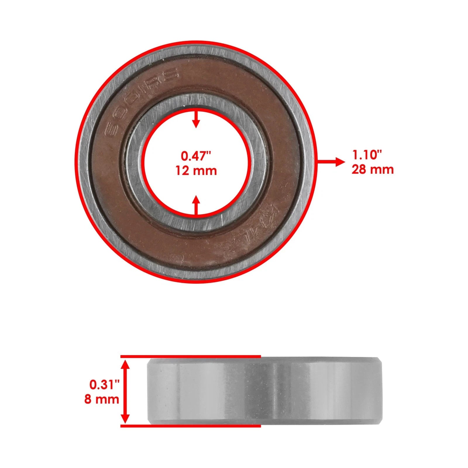 Front & Rear Wheel Bearing For Toro 22155 22156 22200 22270 21485 21564 21566