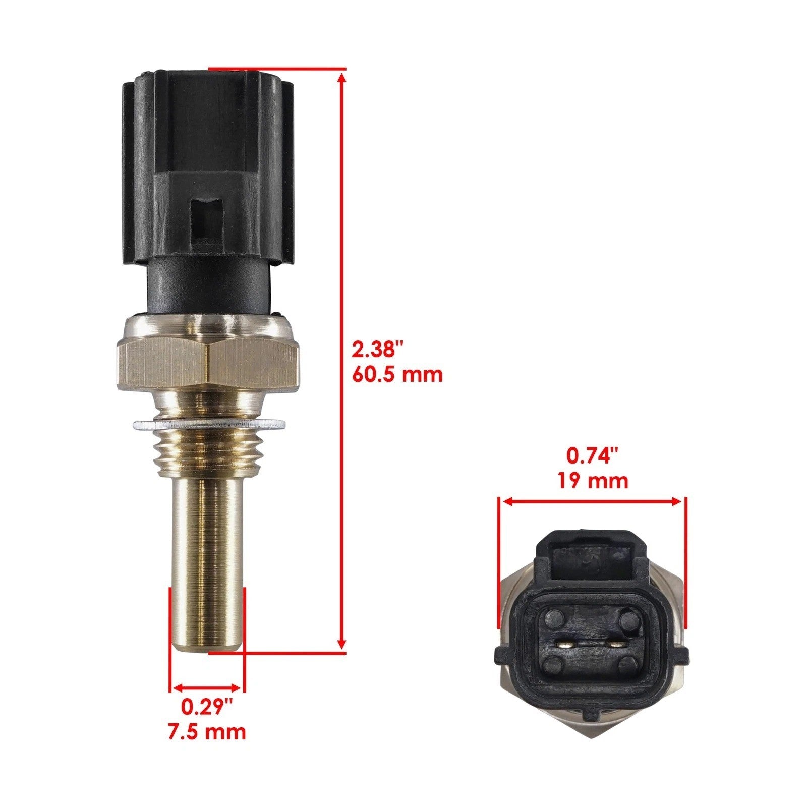 Coolant Water Temp Sensor Switch fits Suzuki GSX-R600 GSXR600 GSXR600Z 2001-2007