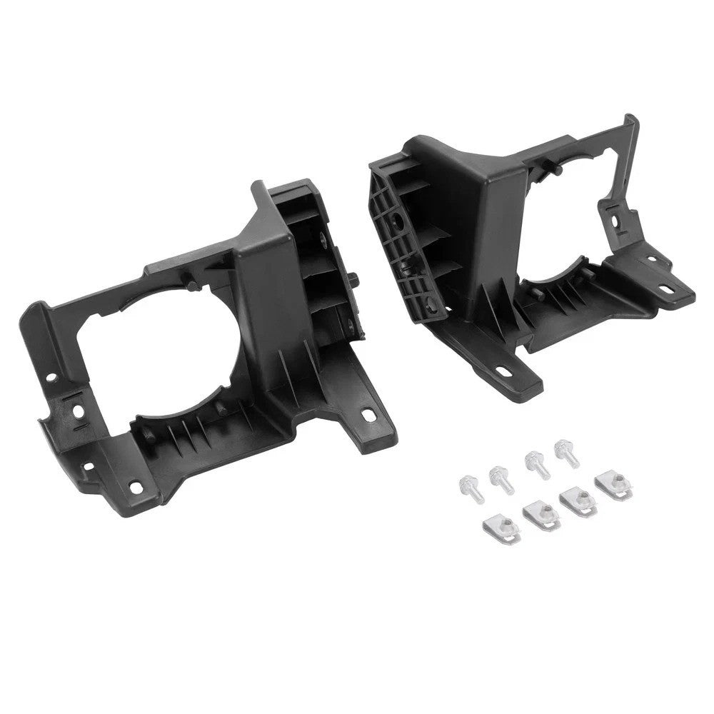 HECASA Front Driver Passenger Fog Light Lamp Bracket Kit For Ram 1500 2019-2024