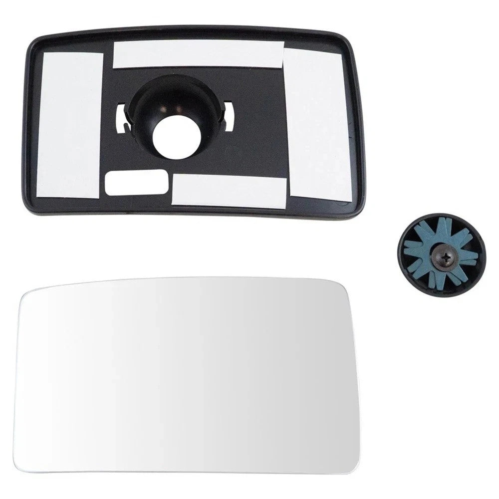 Convex Tow Mirror Glass Heated Lower Passenger Side RH for Ford Pickup Excursion