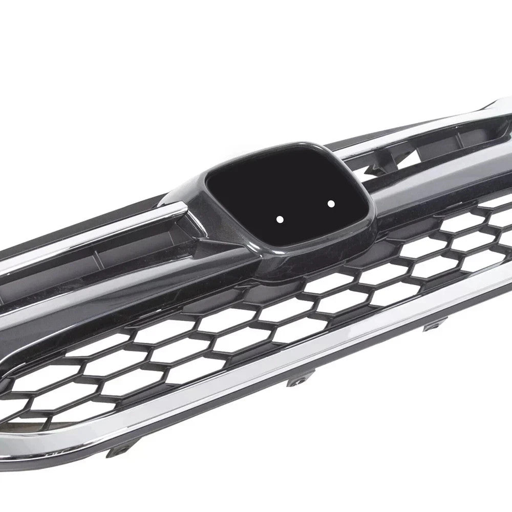 For Honda CRV CR-V 2015 2016 Chrome Honeycomb Front Bumper Grille Grill Assembly