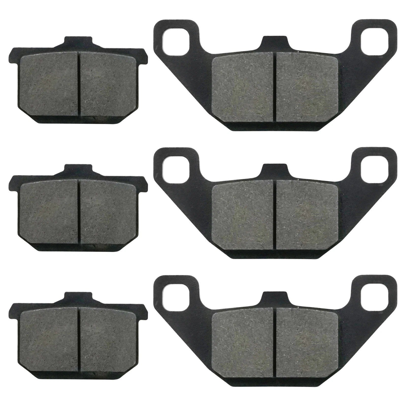 Caltric Front and Rear Brake Pads for Kawasaki ZX1100A GPZ1100 1983 1984
