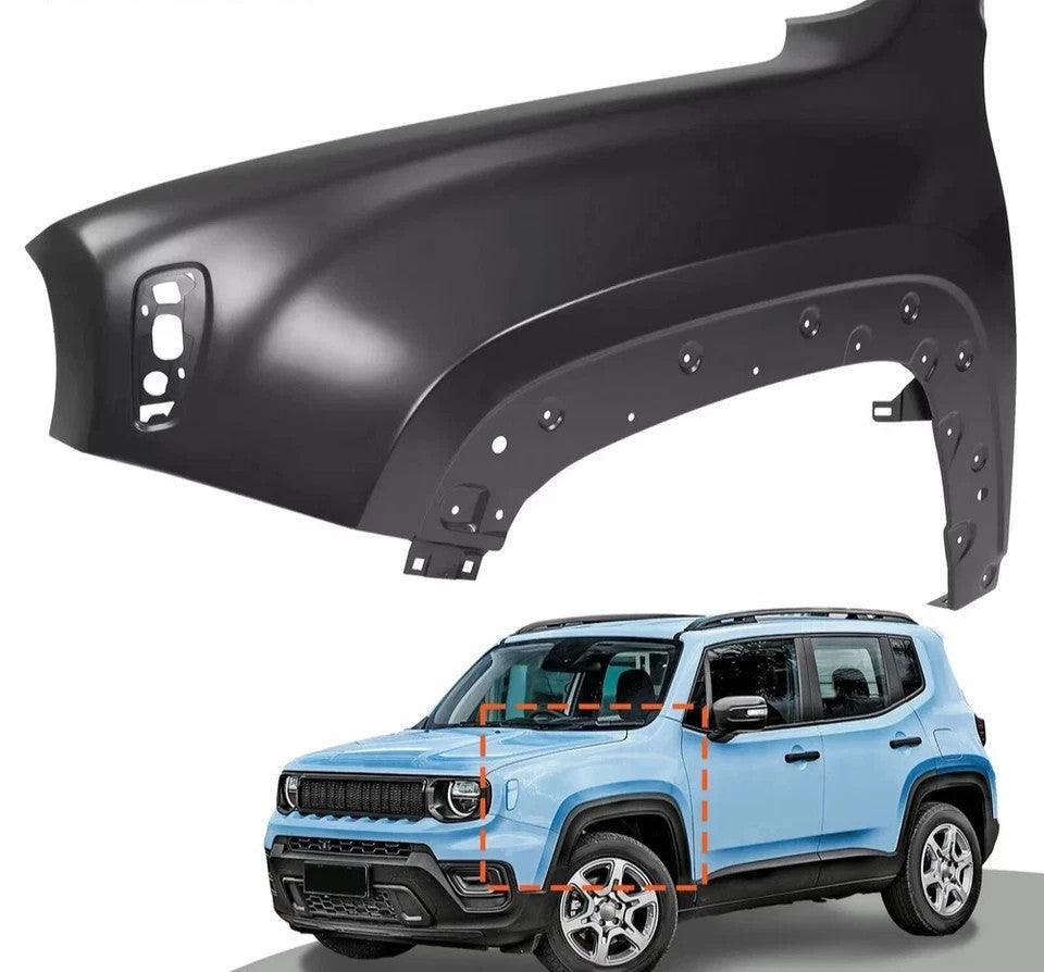 Fender For Jeep Renegade 2015-2023 #68306752AA Front Driver LH w/ Molding Holes