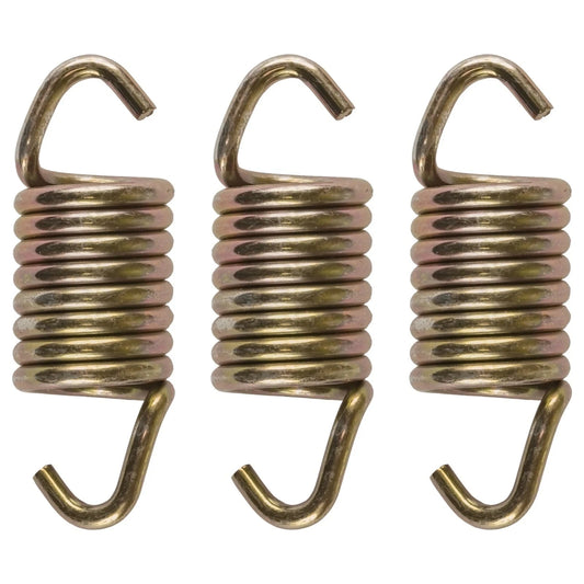 3x Exhaust Muffler Tube Pipe Spring For Polaris 7041687 3081078 7042031
