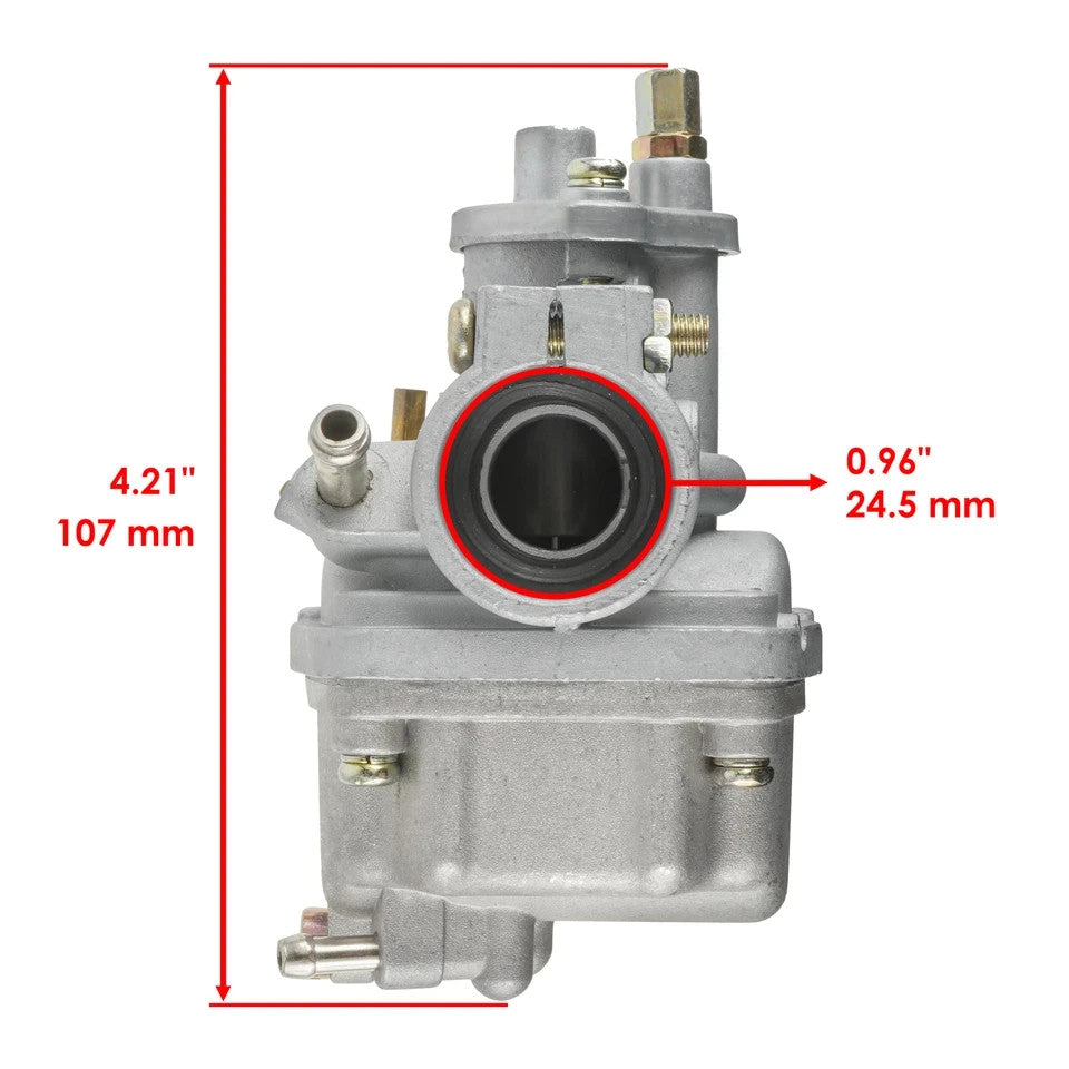Caltric Carburetor For Yamaha PW80 Pw 80 Y Zinger 1983-2006 21W-14101-01-00