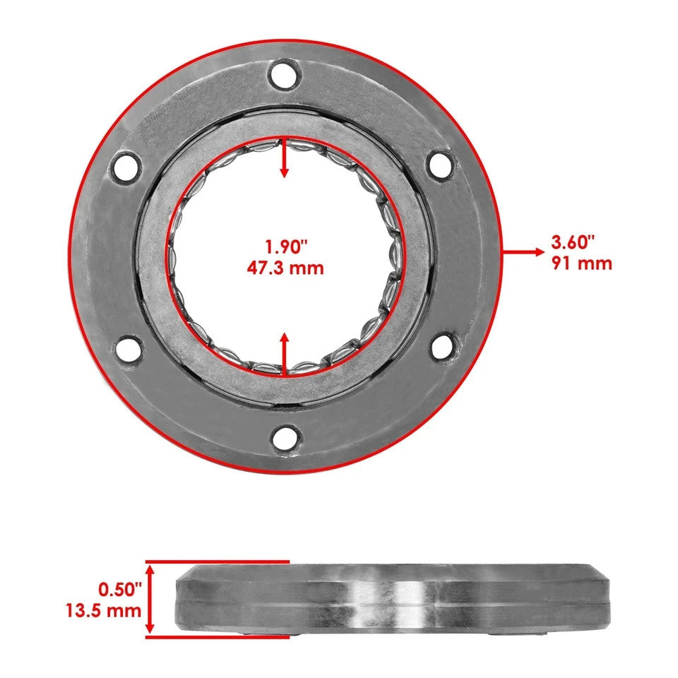 for Honda TRX350FE Rancher 350 4x4 00-06 Starter Clutch Bearing Sprag and Gasket