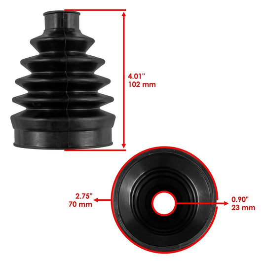 2 Front Axle Outer And Inner CV Boot Kit for Polaris Ranger Crew 800 4X4 2011-14